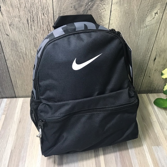 NWT Nike Brasilia JUst Do It Mini Backpack Black - Picture 3 of 8